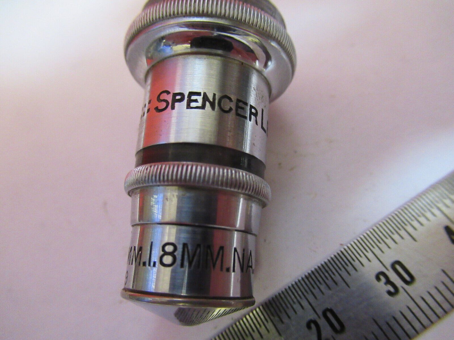 ANTIQUE 95X SPENCER AO OBJECTIVE MICROSCOPE PART AS PICTURED &S9-A-62