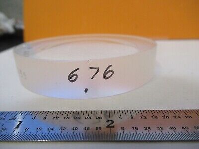 OPTICAL CONVEX CONCAVE LARGE LENS [chip on edge] OPTICS AS PICTURED &15-FT-X31