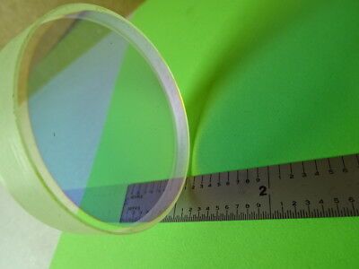 OPTICAL COATED FLAT GLASS LENS PART OPTICS #84-A-02