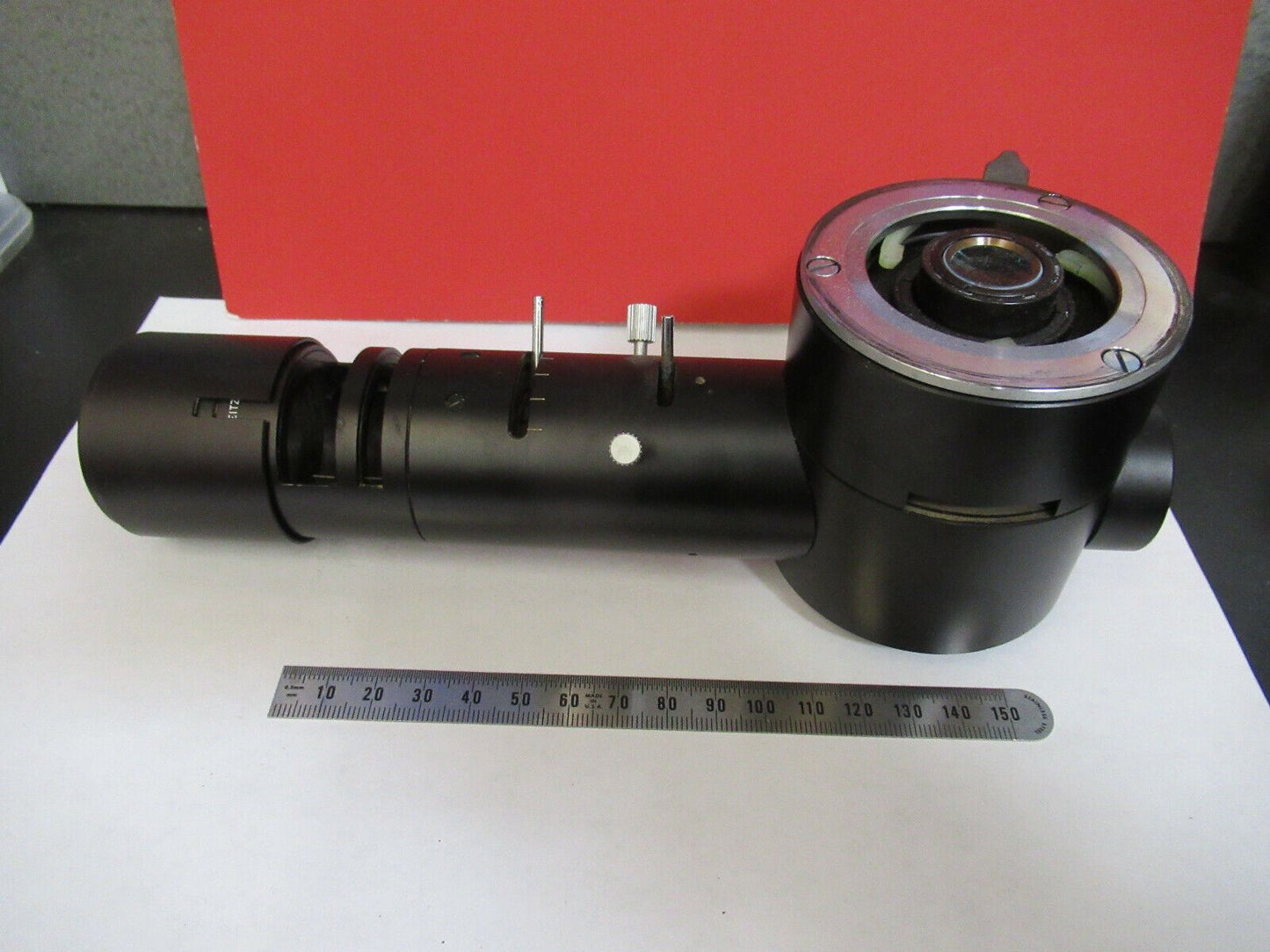 LEITZ WETZLAR VERTICAL ILLUMINATOR SM HM LUX MICROSCOPE PART as pictured B3-B-66