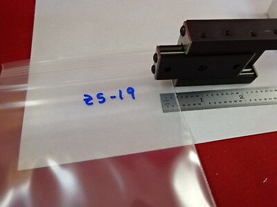 SLIDE DEL-TRON POSITIONING OPTICAL OPTICS AS PICTURED &Z5-19