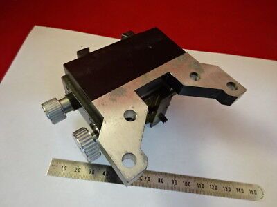 VICKERS ENGLAND PHOTOPLAN  STAGE TABLE HOLDER MICROSCOPE PART AS IS #90-B-54