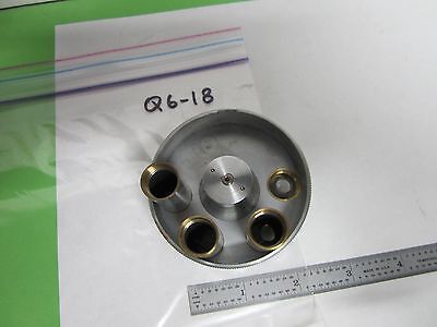 MICROSCOPE PART ZEISS GERMANY  EPIPLAN NOSEPIECE AS IS BIN#Q6-18