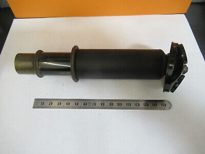 ANTIQUE BAUSCH LOMB BRASS TUBUS + NOSEPIECE MICROSCOPE PART AS PICTURED P2-A-29