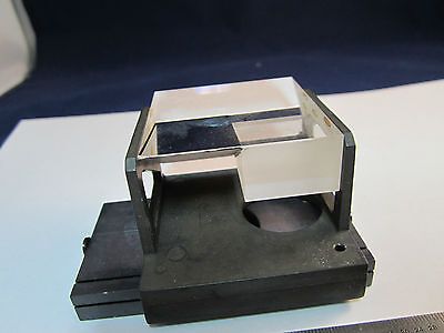 LEITZ WETZLAR GERMANY MICROSCOPE PART v PRISM HEAD OPTICS BIN#20