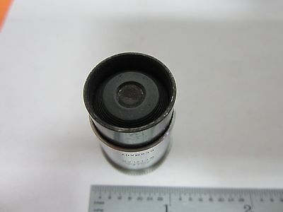 MICROSCOPE PART OBJECTIVE LEITZ GERMANY 10X OPTICS AS IS BIN#K2-19