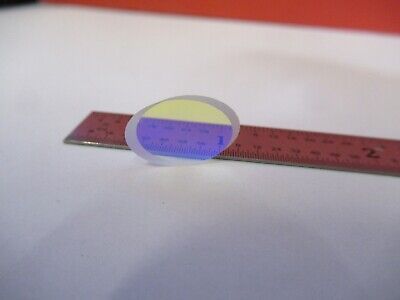 OPTICAL ELLIPTICAL DICHROIC MIRROR FILTER LASER OPTICS AS PICTURED &4B-A-09