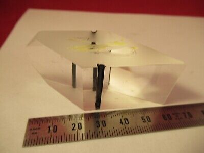 NIKON JAPAN GLASS PRISM HEAD MICROSCOPE PART OPTICS AS PICTURED &14-A-23