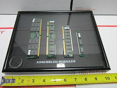 FRAMED FAIRCHILD CORPORATE ART COMPUTER MEMORY ASSEMBLED MODULES AS IS BIN#B4