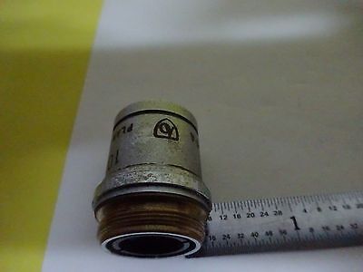 MICROSCOPE PART OBJECTIVE AO AMERICAN 10X PLAN ACHRO OPTICS AS IS BIN#X1-59