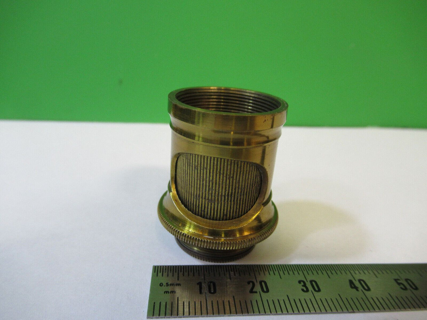 ANTIQUE BRASS HENRY CROUCH LONDON POL LENS MICROSCOPE AS PICTURED &22-A-17