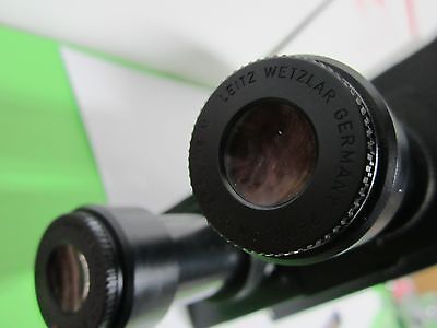 OPTICAL ERGOLUX LEITZ MICROSCOPE HEAD + EYEPIECES OPTICS  512 740/20 BIN#A7