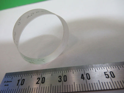 OPTICAL LENS COATED  1" DIAMETER .375" THICK LASER OPTICS AS PICTURED &Q5-B-02