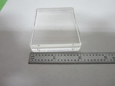 OPTICAL FLAT BLOCK BK7 GLASS  LASER OPTICS  BIN#M7-21