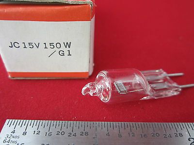 MICROSCOPE LAMP BULB QUARTZ HALOGEN JC 15V 150W #2-199-03