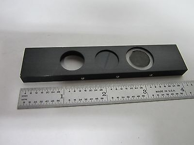 FOR PARTS MICROSCOPE PART SLIDE FILTER OPTICS AS IS BIN#M8-32