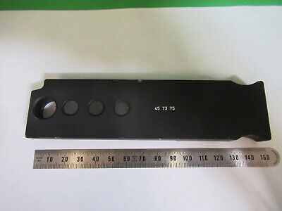 ZEISS SLIDE APERTURE 457375 GERMANY MICROSCOPE PART AS PICTURED &Q9-A-143