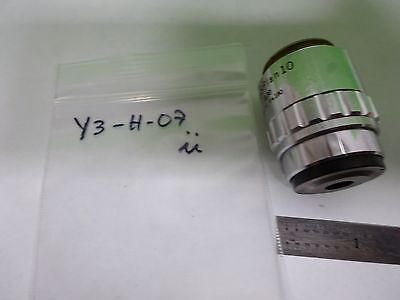 MICROSCOPE PART OBJECTIVE OLYMPUS NEOPLAN 10X DIC JAPAN OPTICS AS IS BIN#Y3-H-07