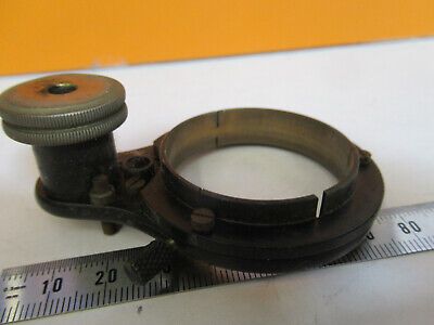 BAUSCH LOMB ANTIQUE CONDENSER HOLDER OPTICS MICROSCOPE PART AS PICTURED &P6-A-60