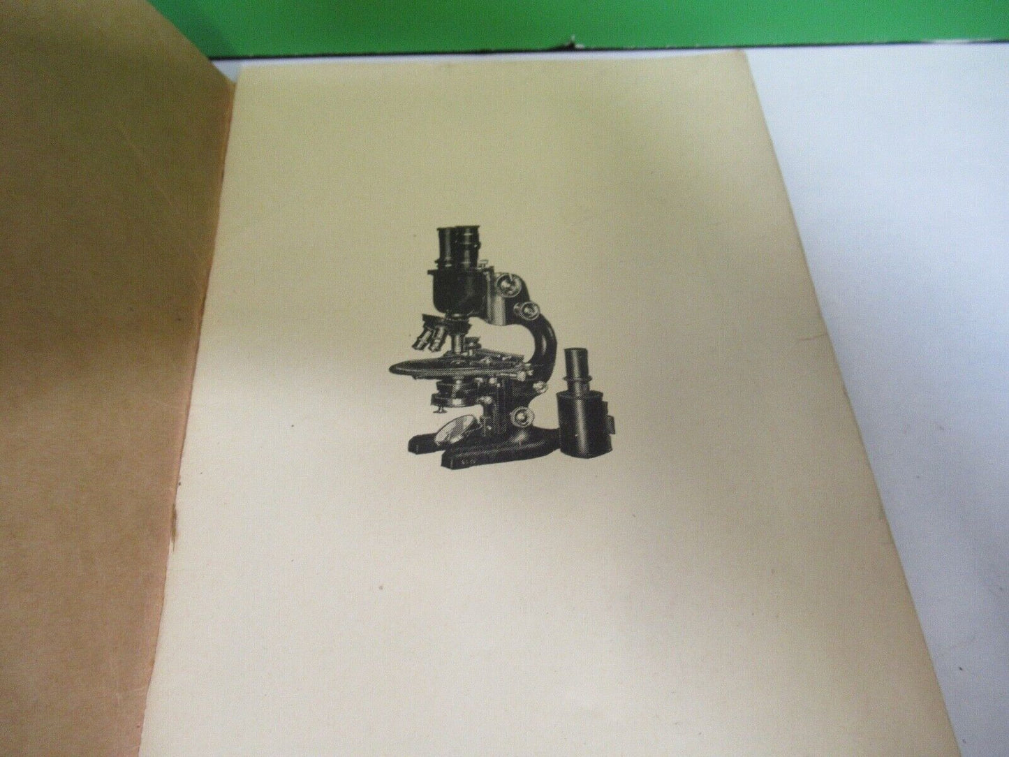 ANTIQUE SPENCER USA  1926 MANUAL The MICROSCOPE PART AS PICTURED 7-ft-02