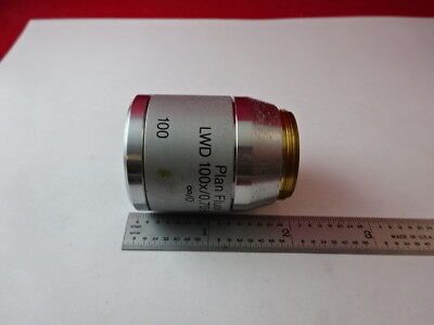 MICROSCOPE PART OBJECTIVE 100X/0.70 REICHERT FLUOR POLYVAR OPTICS AS IS 11-DT-R2