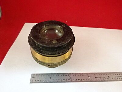 VINTAGE ANTIQUE BRASS OPTICAL LENS COLLIMATOR OPTICS AS IS B#U3-B-14