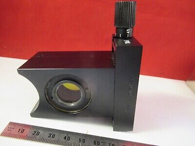 LEITZ WETZLAR GERMANY POL POLARIZER LENS 563478 MICROSCOPE PART AS PIC &13-A-16