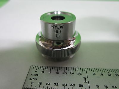 MICROSCOPE PART EDSCORP 5X OPTICS AS IS BIN#C3-L-21