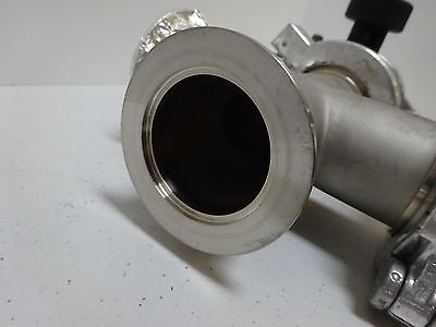 MDC HIGH VACUUM VALVE + FITTINGS HEAVY STAINLESS STEEL AS IS BIN#TC-1-F