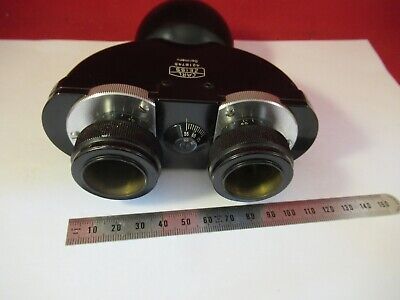 ZEISS GERMANY BINOCULAR HEAD OPTICS MICROSCOPE PART AS PICTURED &95-B-14