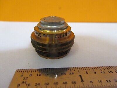 ANTIQUE ERNST LEITZ WETZLAR OBJECTIVE 3mm MICROSCOPE PART AS PICTURED &A3-B-83