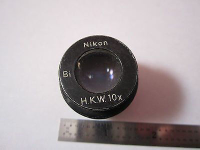 MICROSCOPE OPTICAL PART OBJECTIVE NIKON HKW10X Bi OPTICS BIN#-DWR-SS1