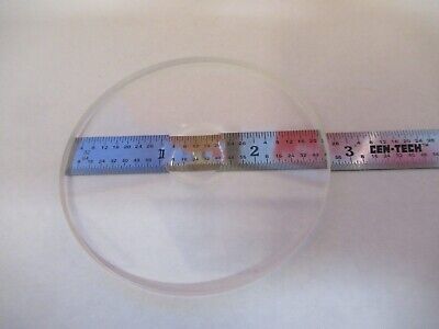 OPTICAL BK7 GLASSROUND PL-CC CENTRE LENS MIL-SPEC OPTICS AS PICTURED &27-B-11