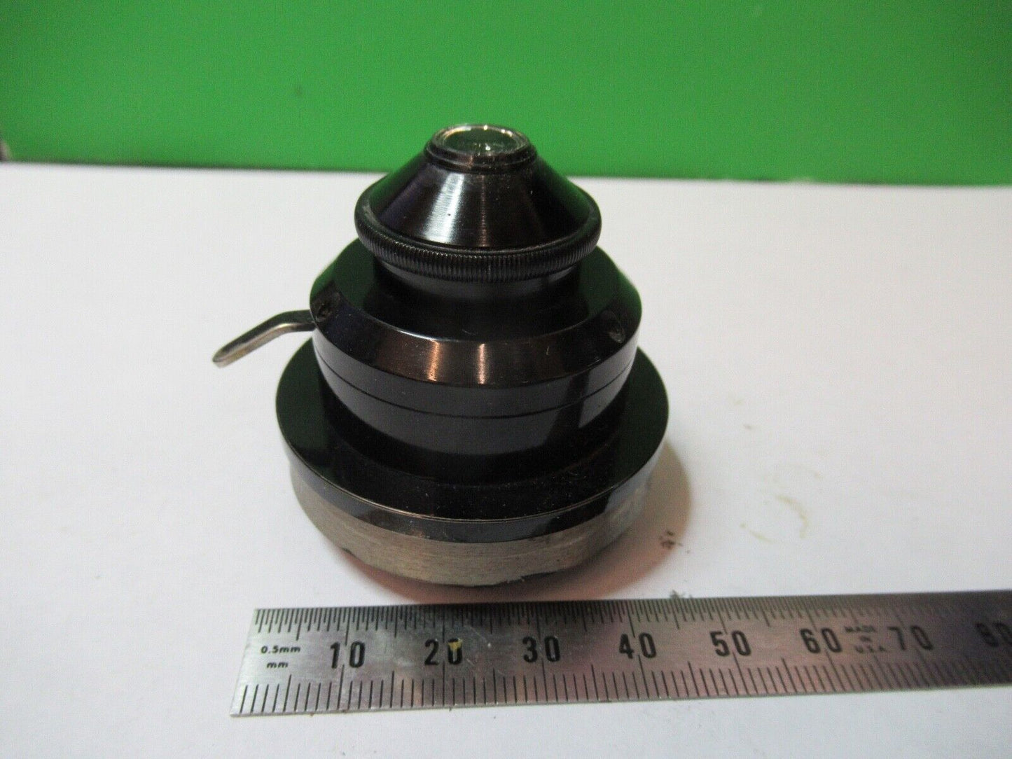 SPENCER AO CONDENSER + IRIS ASSEMBLY MICROSCOPE PART AS PICTURED G5-A-24