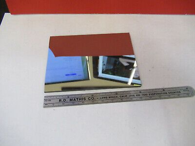 OPTICAL EDMUNDS TRANSPARENT MIRROR PLATE OPTICS AS PICTURED &A7-B-25