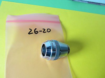 OPTICAL MICROSCOPE OBJECTIVE HL 20X DF LEITZ WETZLAR GERMANY OPTICS BIN#26-20