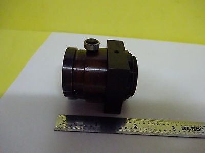 MICROSCOPE PART LEITZ GERMANY LENS BRASS MOUNTED OPTICS AS IS BIN#W6-17