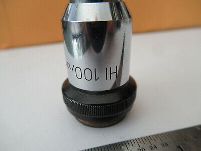 WILD M11 SWISS HEERBRUGG OBJECTIVE 100X LENS MICROSCOPE PART AS PICTURED F4-A-27