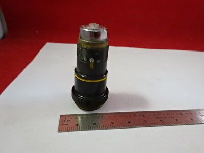 FOR PARTS OBJECTIVE OPTICS MICROSCOPE VINTAGE PART AS IS &92-16