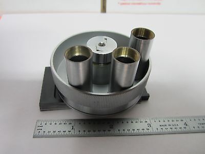 ZEISS GERMANY TURRET NOSEPIECE MICROSCOPE PART OPTICS #K3-03