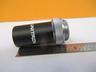 UNITRON JAPAN LWD 3X LONG OBJECTIVE MICROSCOPE PART OPTICS AS PICTURED &85-B-84