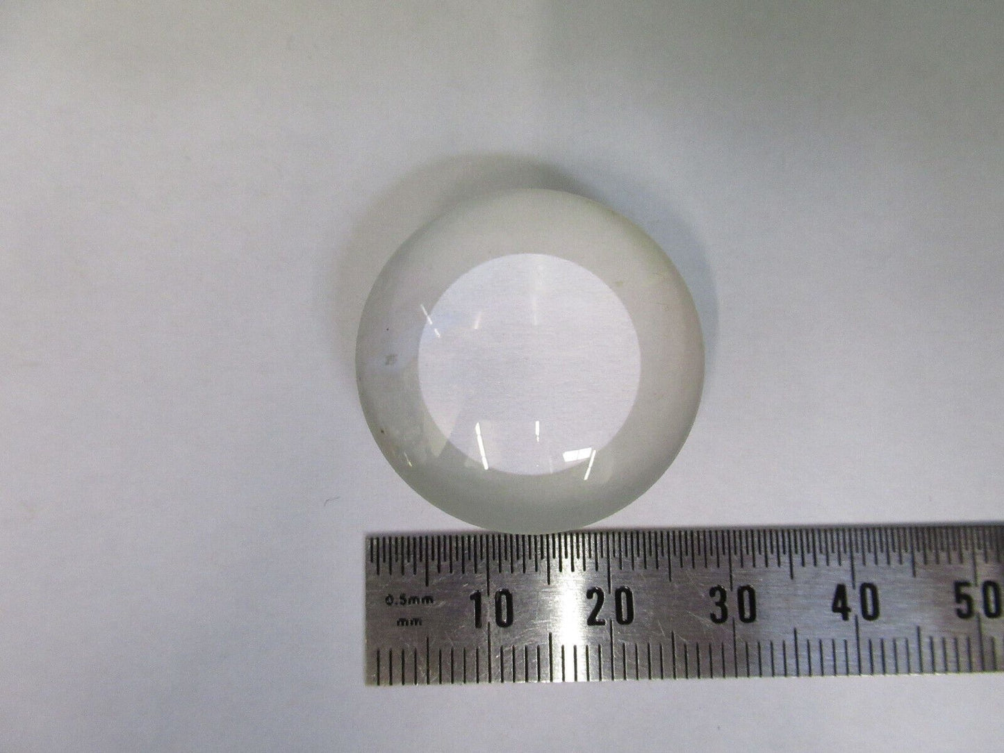 OPTICAL RARE CONVEX CONCAVE LENS OPTICS AS PICTURED &W5-B-84