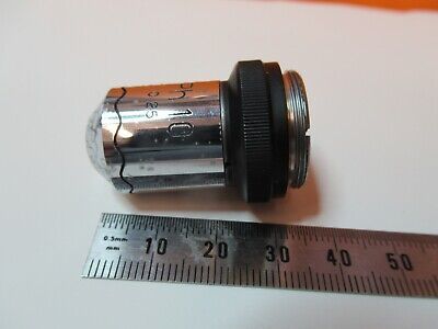 WILD HEERBRUGG SWISS PH 10X OBJECTIVE OPTICS MICROSCOPE PART AS PICTURED 14-B-81