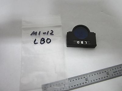 MIKROSKOP OPTISCHES LBO BLAUFILTER OLYMPUS JAPAN OPTICS BIN#M1-12