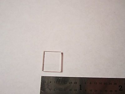 OPTICAL SQUARE WINDOW GLASS LASER OPTICS BIN #7B i