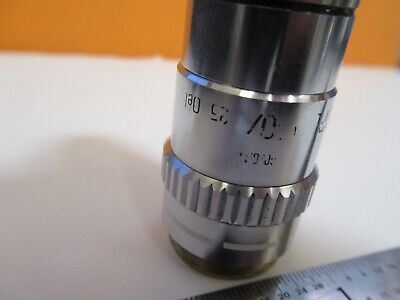 HUND WETZLAR 100X OBJECTIVE LENS OPTICS MICROSCOPE PART AS PICTURED &17-FT-86