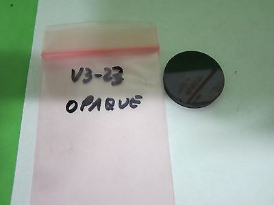 OPTICAL OPAQUE GLASS FILTER LASER OPTICS AS IS BIN#V3-23