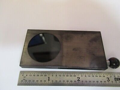 CARL ZEISS GERMANY OPAQUE FILTER OPTICS MICROSCOPE PART AS PICTURED #A2-A-87