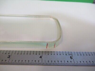 OPTICAL MIL SPEC WINDOW PLANO CONCAVE GLASS LASER OPTICS AS PICTURED &58-B-03