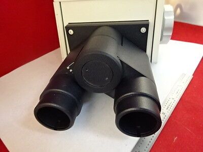 MICROSCOPE PART LEICA GERMANY BINOCULAR HEAD 500277 INN OPTICS AS IS B#G4-B-01